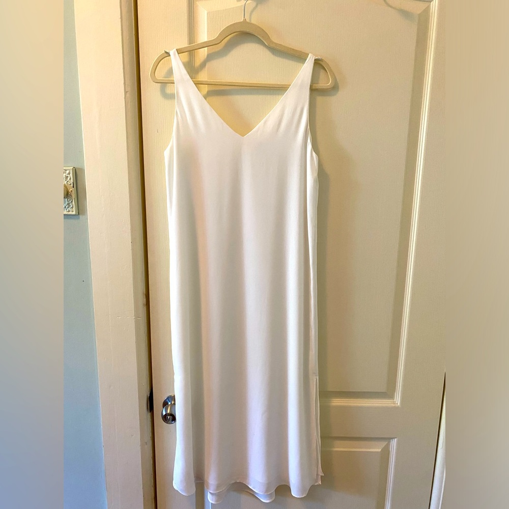 Aritzia Babaton long white flowy dress XS